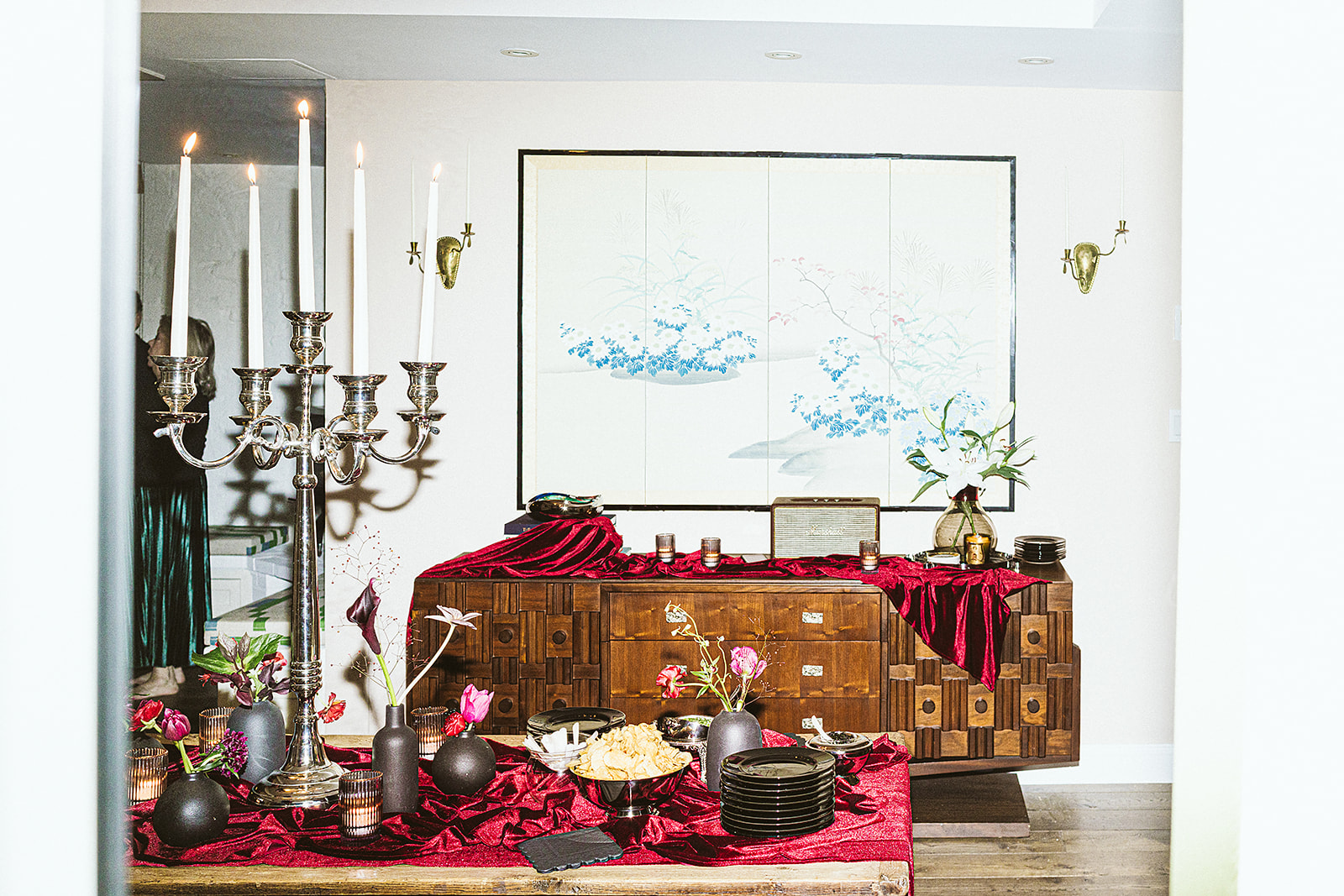 NYC wedding reception candid moments