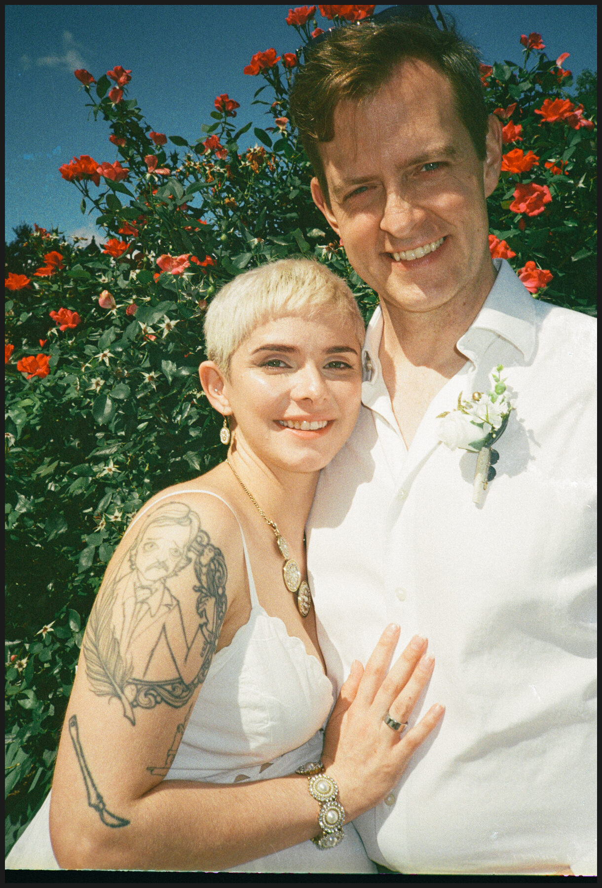 Olli and Geoffrey wedding, captured on film by Lana Dubkova, favorite photo